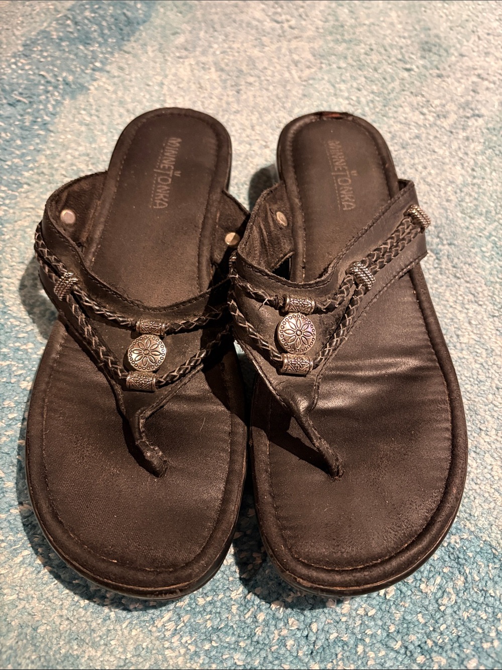 Minnetonka Sandals, Sz 8
